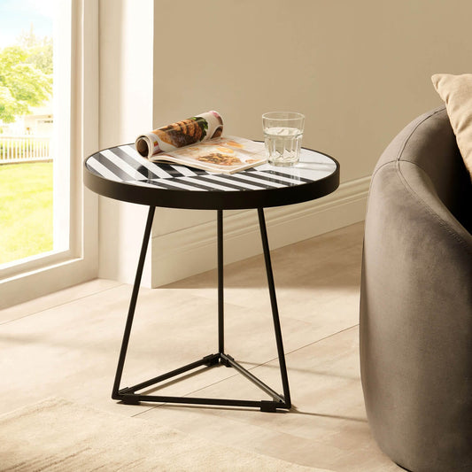 chic hudson side table