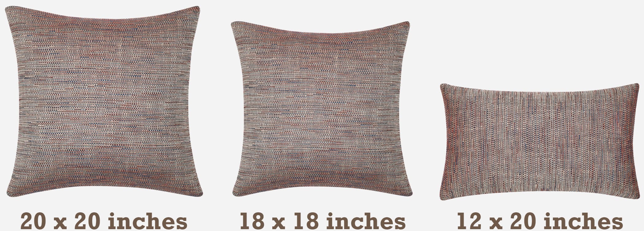 The Elegant Handleman Pillow sizes