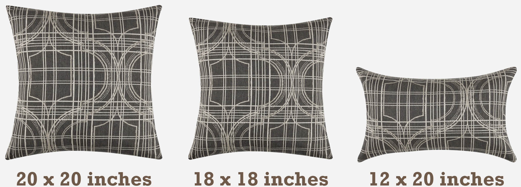 The Sophisticated Revamp Pillow sizes